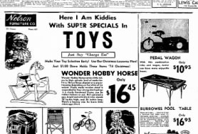 Wonder Hobby Horse Newspaper Ad